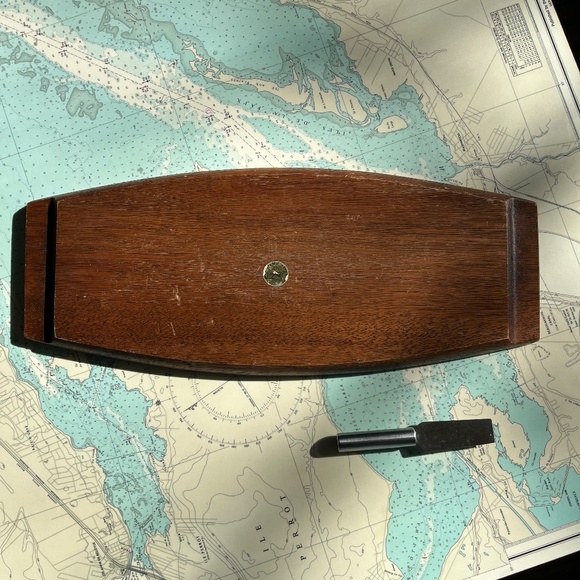 Vintage 70s Imperial Cheeseboard Charcuterie Tray with Knife - Picture 9 of 9